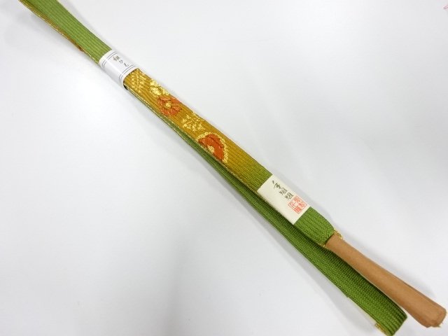 JAPANESE KIMONO / UNUSED KOREI HAND-TIED OBIJIME